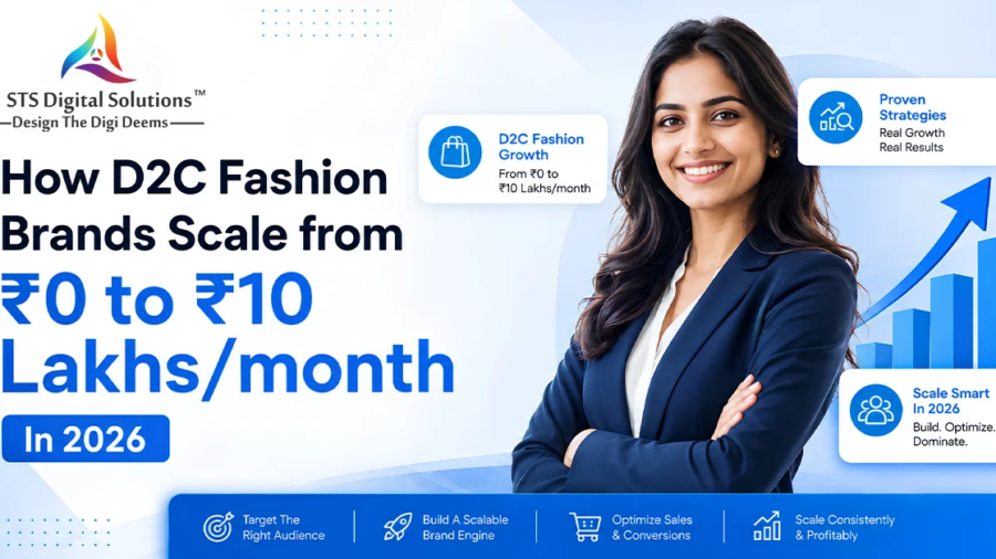how d2c fashion brands scale from zero to ten lakhs per month